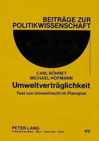 Umweltvertraeglichkeit cover