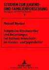 Subjektive Beschwerden Und Belastungen Bei Asthma Bronchiale Im Kindes- Und Jugendalter cover