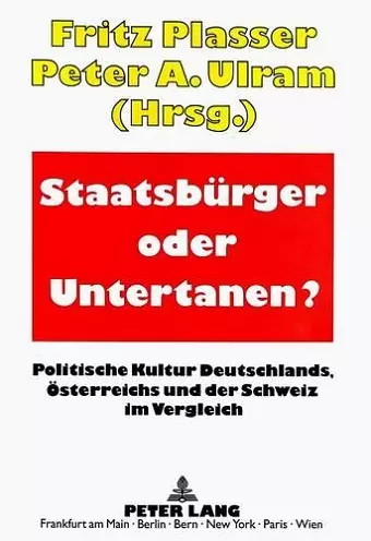 Staatsbuerger Oder Untertanen? cover