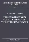 Die Auswirkungen Von AIDS Im Privatversicherungsrecht cover