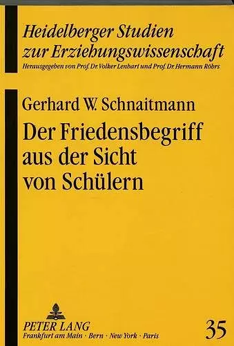 Der Friedensbegriff Aus Der Sicht Von Schuelern cover