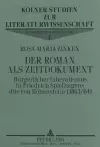 Der Roman ALS Zeitdokument cover