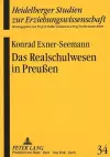 Das Realschulwesen in Preußen cover