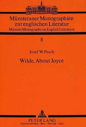 Wilde, about Joyce cover