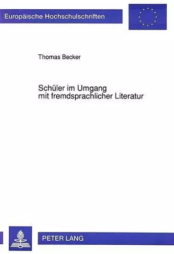 Schueler Im Umgang Mit Fremdsprachlicher Literatur cover