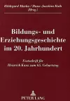 Bildungs- Und Erziehungsgeschichte Im 20. Jahrhundert cover