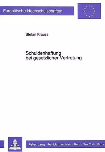 Schuldenhaftung Bei Gesetzlicher Vertretung cover