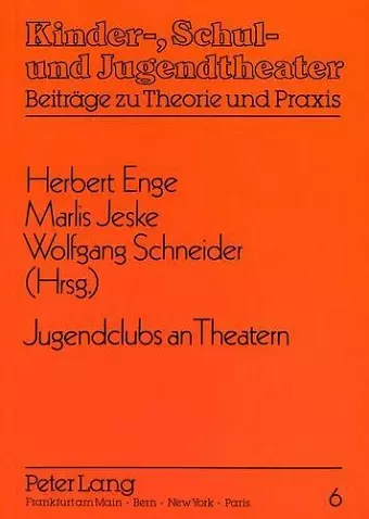 Jugendclubs an Theatern cover