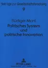 Politisches System Und Politische Innovation cover