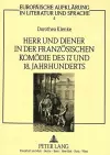 Herr Und Diener in Der Franzoesischen Komoedie Des Siebzehnten Und Achtzehnten Jahrhunderts cover