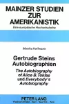 Gertrude Steins Autobiographien «The Autobiography of Alice B. Toklas» Und «Everybody's Autobiography» cover