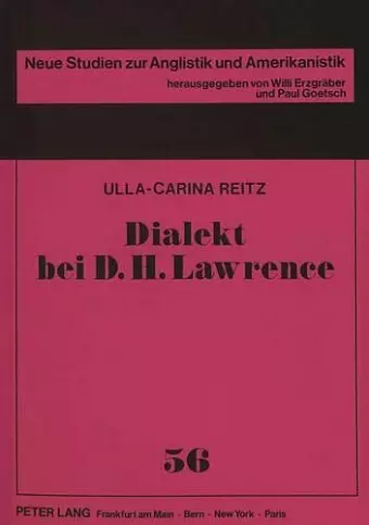 Dialekt Bei D. H. Lawrence cover