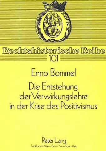 Die Entstehung Der Verwirklichungslehre in Der Krise Des Positivismus cover