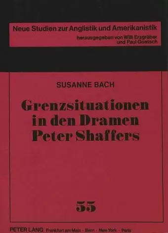 Grenzsituationen in Den Dramen Peter Shaffers cover