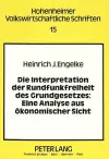 Die Interpretation Der Rundfunkfreiheit Des Grundgesetzes cover