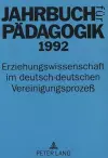 Jahrbuch Fuer Paedagogik 1992 cover