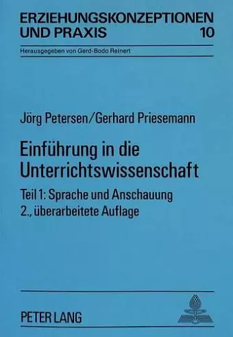 Einfuehrung in Die Unterrichtswissenschaft cover