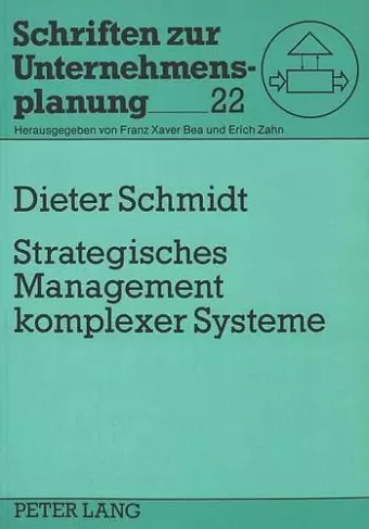 Strategisches Management Komplexer Systeme cover