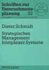 Strategisches Management Komplexer Systeme cover