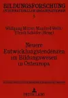 Neuere Entwicklungstendenzen Im Bildungswesen in Osteuropa cover