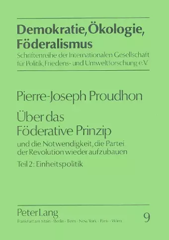 Ueber Das Foederative Prinzip cover