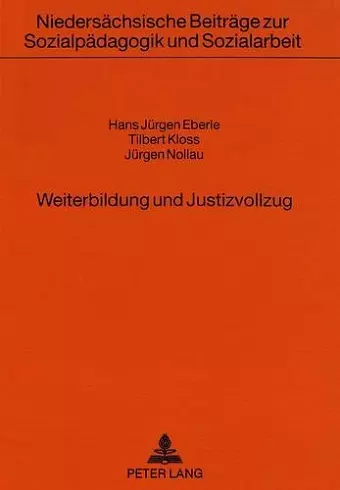 Weiterbildung Und Justizvollzug cover