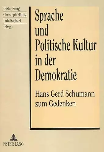 Sprache Und Politische Kultur in Der Demokratie cover