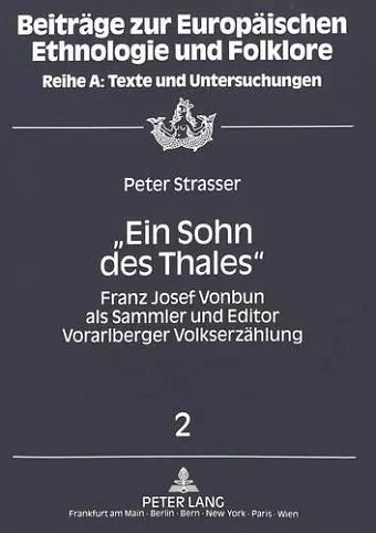 «Ein Sohn Des Thales» cover