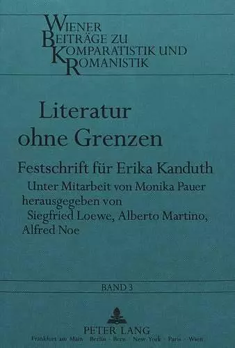 Literatur Ohne Grenzen cover