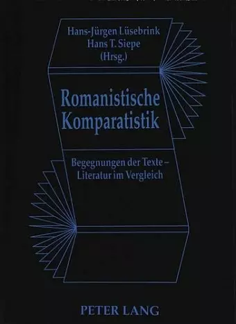 Romanistische Komparatistik cover