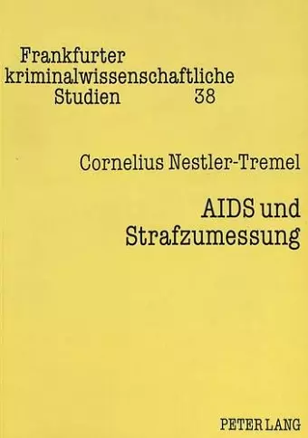 AIDS Und Strafzumessung cover