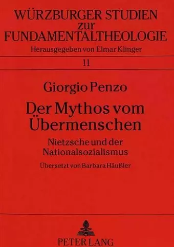 Der Mythos Vom Uebermenschen cover