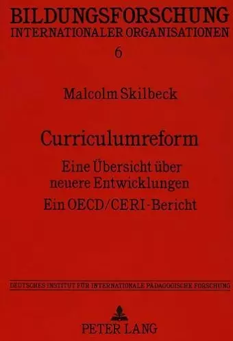 Curriculumreform cover