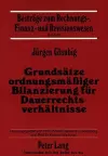 Grundsaetze Ordnungsmaeßiger Bilanzierung Fuer Dauerrechtsverhaeltnisse cover