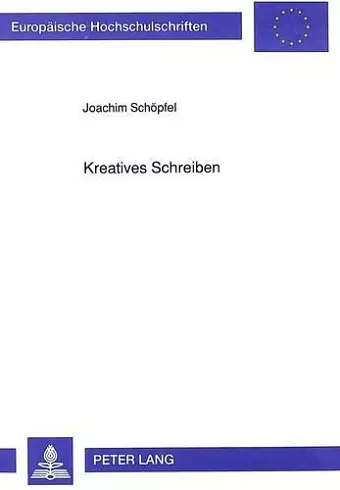 Kreatives Schreiben cover