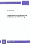 Formen Der Auseinandersetzung Bei Schizophrener Erkrankung cover