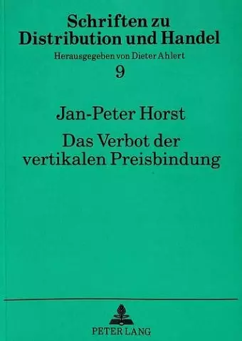 Das Verbot Der Vertikalen Preisbindung cover