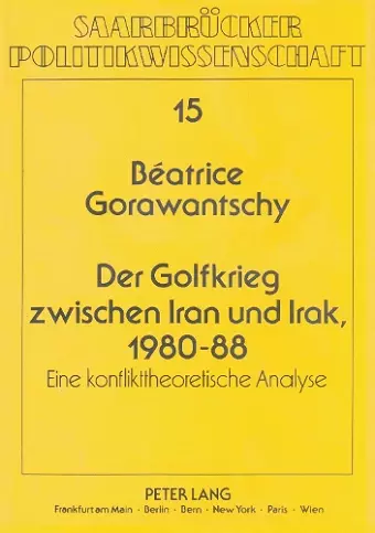 Der Golfkrieg Zwischen Iran Und Irak, 1980-88 cover