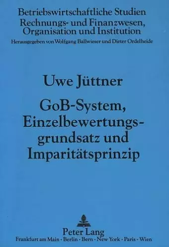 Gob-System, Einzelbewertungsgrundsatz Und Imparitaetsprinzip cover