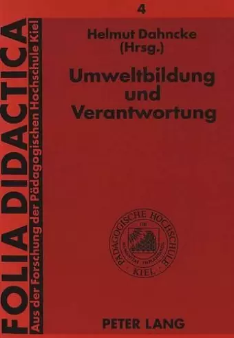 Umweltbildung Und Verantwortung cover