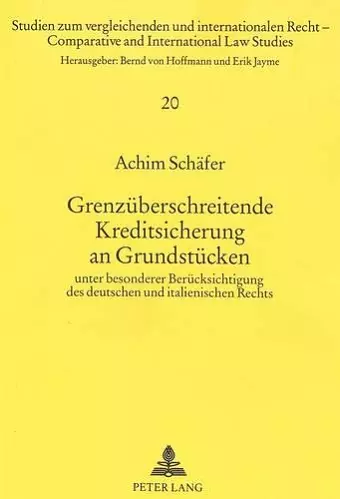 Grenzueberschreitende Kreditsicherung an Grundstuecken cover