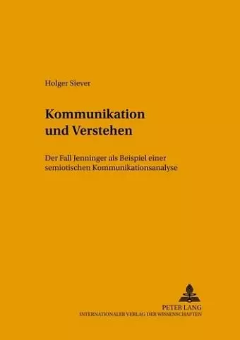 Kommunikation Und Verstehen cover