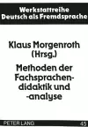 Methoden Der Fachsprachendidaktik Und -Analyse cover