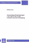 Unvereinbare Entscheidungen I.S.D. Art. 27 Nr. 3- Und 5 Eugvue Und Ihre Vermeidung cover