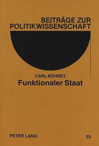 Funktionaler Staat cover