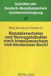 Handelsvertreter Und Vertragshaendler Nach Brasilianischem Und Deutschem Recht cover