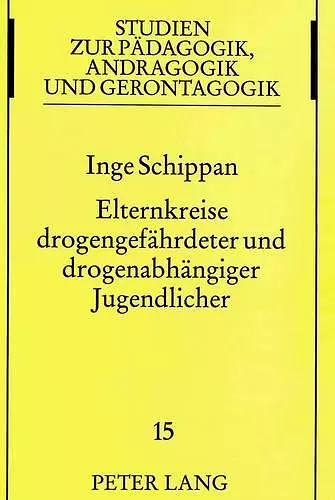 Elternkreise Drogengefaehrdeter Und Drogenabhaengiger Jugendlicher cover