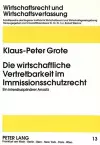 Die Wirtschaftliche Vertretbarkeit Im Immissionsschutzrecht cover