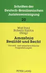 Amazônia: Realitaet Und Recht cover