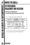 Leo Weisgerber: Engagement Und Reflexion cover